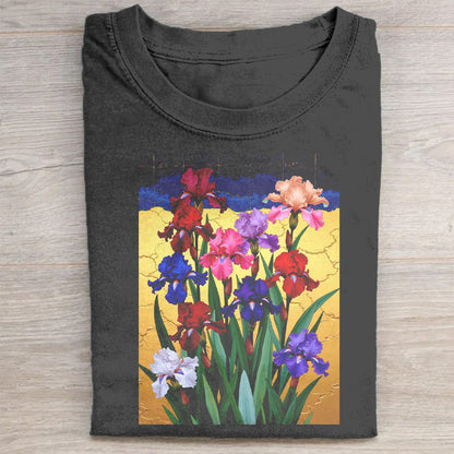 Colorful Floral Print T-Shirt