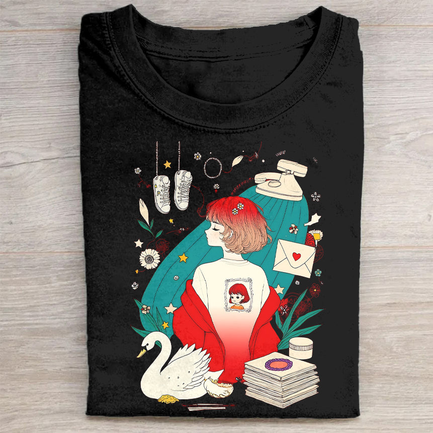 Cute Cat Chef Graphic T-Shirt