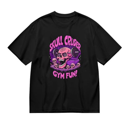 Skull Crusader Gym Fun Graphic T-Shirt
