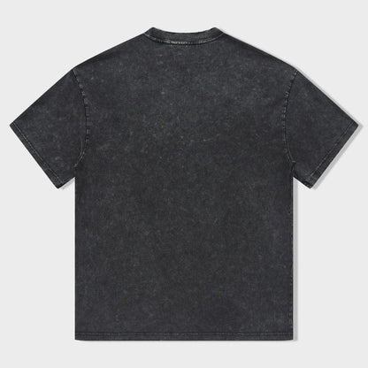 Pumpkin Candlelight Acid Wash T-Shirt - heygraff