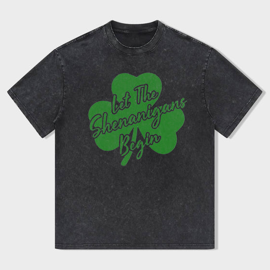 St. Patrick's Day Let The Shenanigans Begin Unisex T-Shirt - heygraff