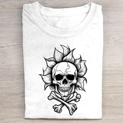 Skull and Crossbones Graphic T-Shirt