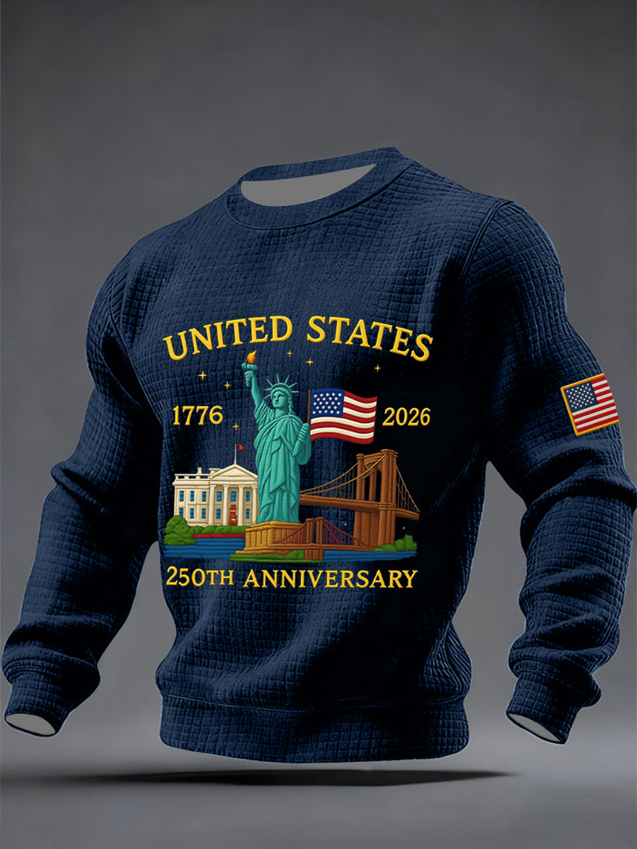 250th Anniversary Print Sweatshirt For Men