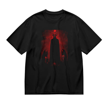 Mysterious Silhouette Graphic T-Shirt for Men Women Unisex Casual Short Sleeve Tee with Unique Design Art Print T-Shirt