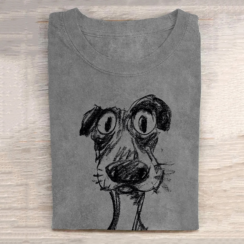 The Cute Dog Vintage T-shirt