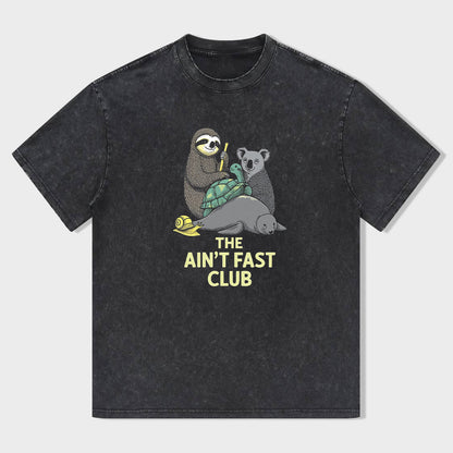 Funny Sloth and Snail Graphic T-Shirt