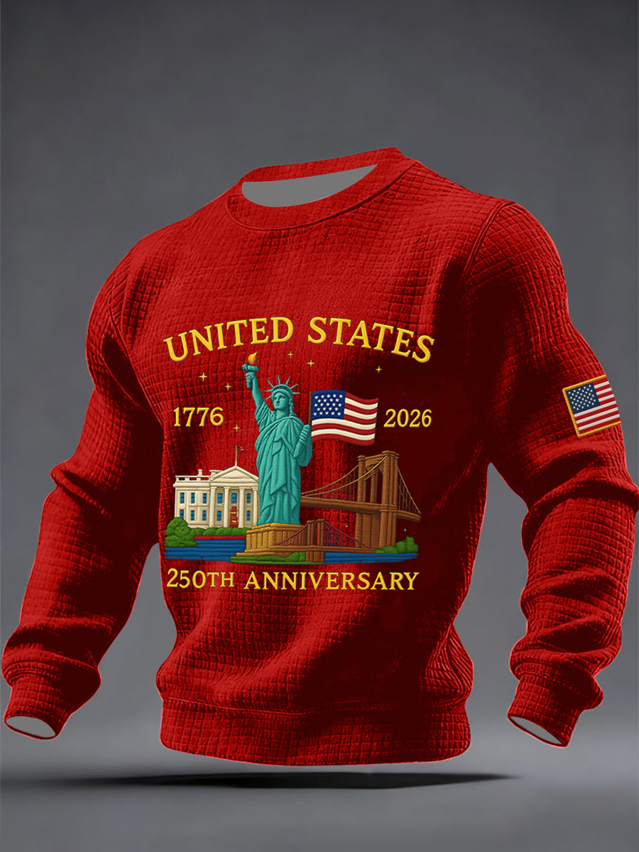 250th Anniversary Print Sweatshirt For Men