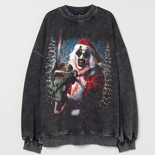 Funny Christmas Horror Movies Sweatshirt - heygraff