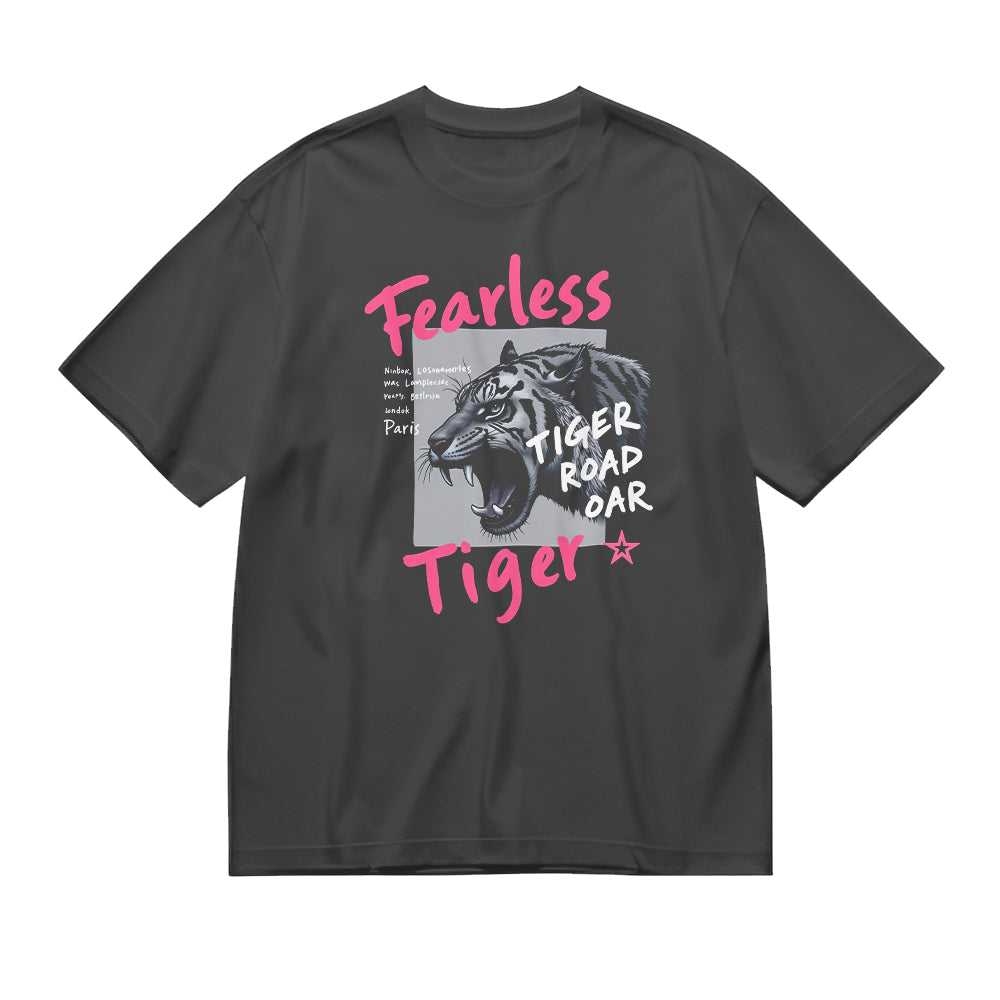 Unisex Fearless Tiger Graphic T-Shirt