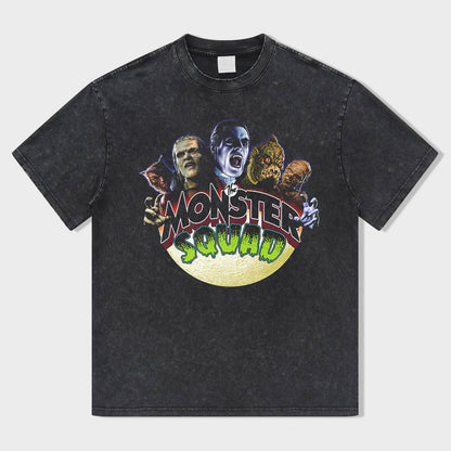 Monster Mash Acid Wash T-Shirt - heygraff