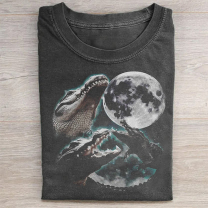 Three Alligator Moon T-shirt