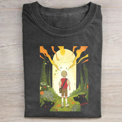 Mystical Forest Adventure Graphic T-Shirt