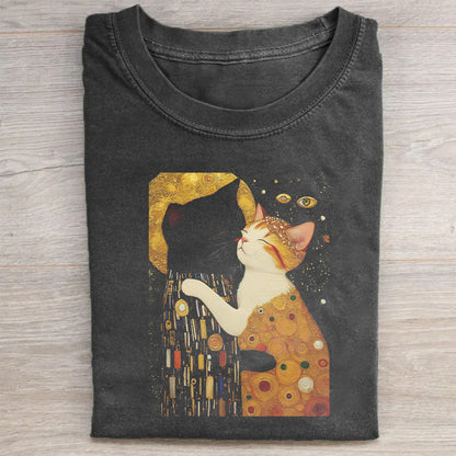 Cat Art Print T-Shirt