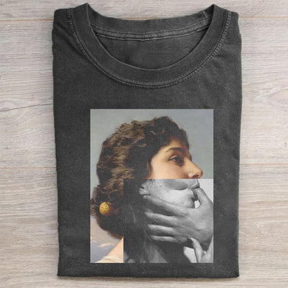 Vintage Art Print Graphic T-Shirt