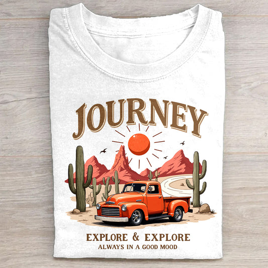 Journey Explore Adventure Graphic T-Shirt