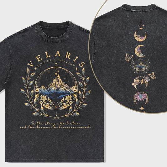 Velaris City Of Starlight Two-Sided Shirt - heygraff