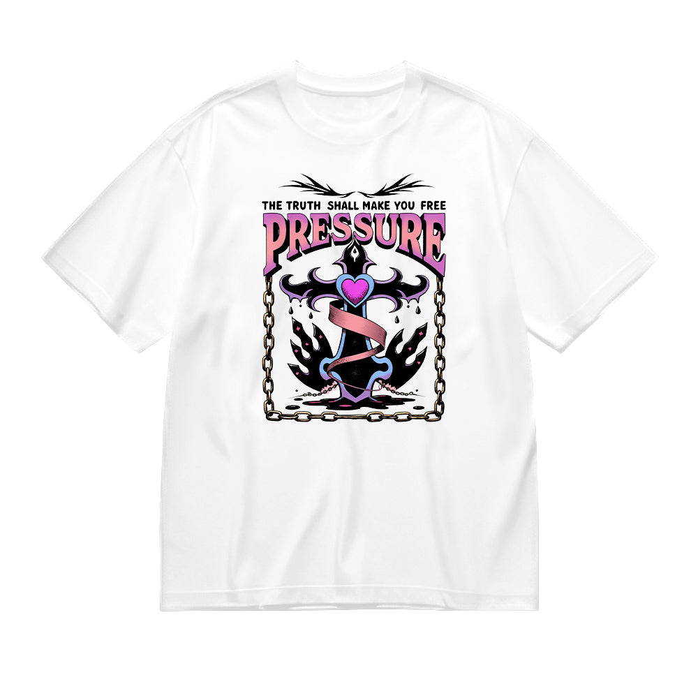 Truth Shall Make You Free Pressure Graphic T-Shirt