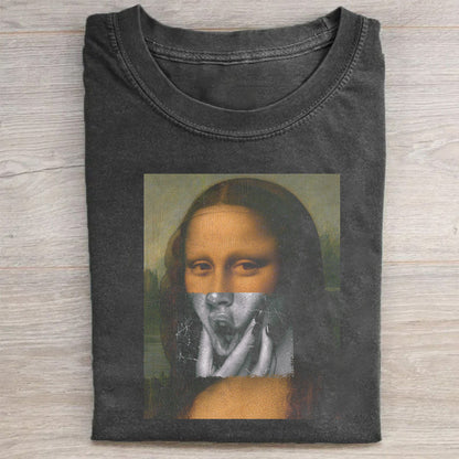 Mona Lisa Art Print Graphic T-Shirt