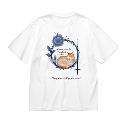 Cute Cat Graphic T-Shirt