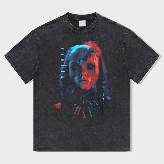 Morgan Contemplation Acid Wash T-Shirt - heygraff