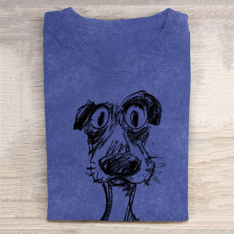 The Cute Dog Vintage T-shirt
