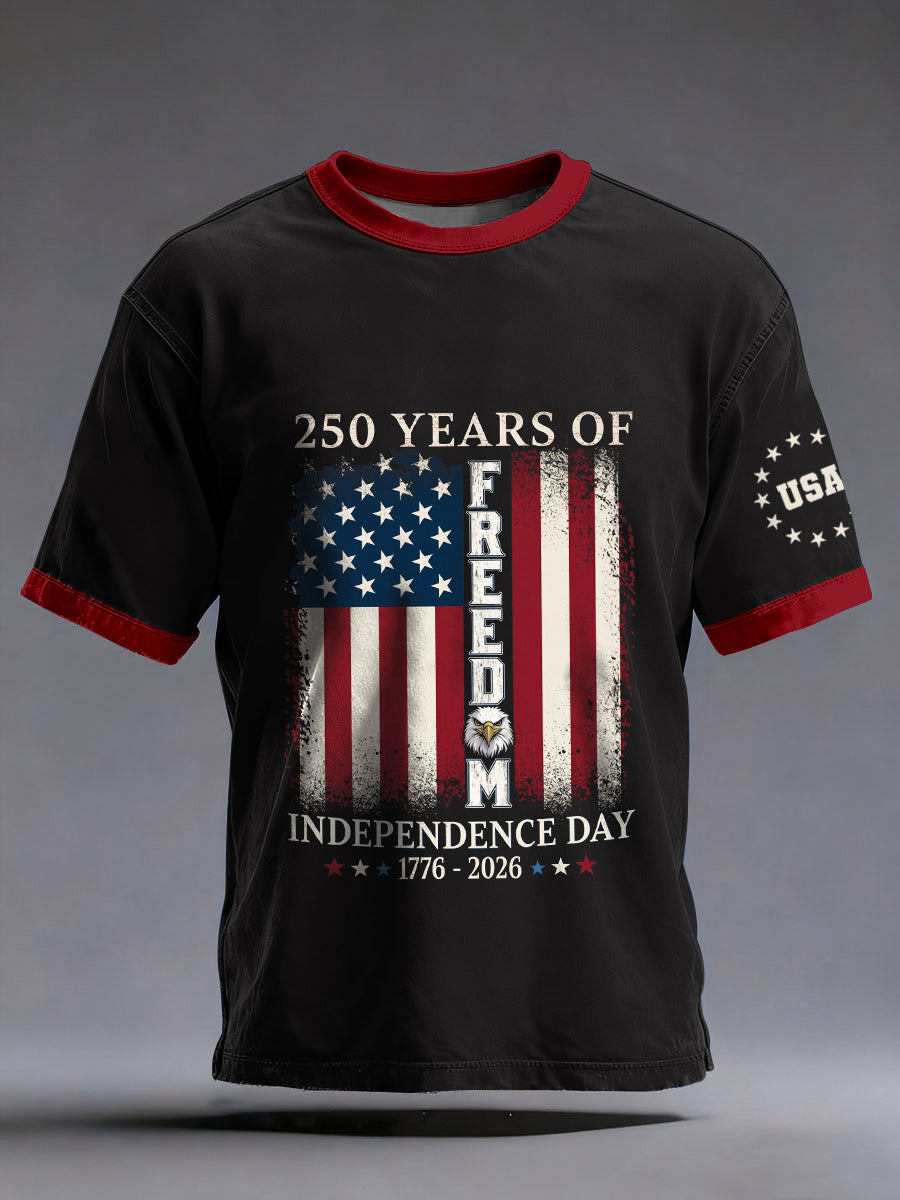 250th Anniversary Print T-Shirt For Men