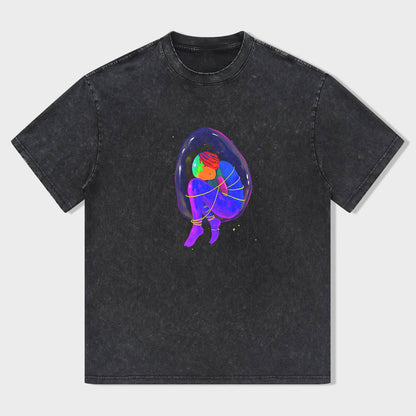 Colorful Abstract Art Graphic T-Shirt