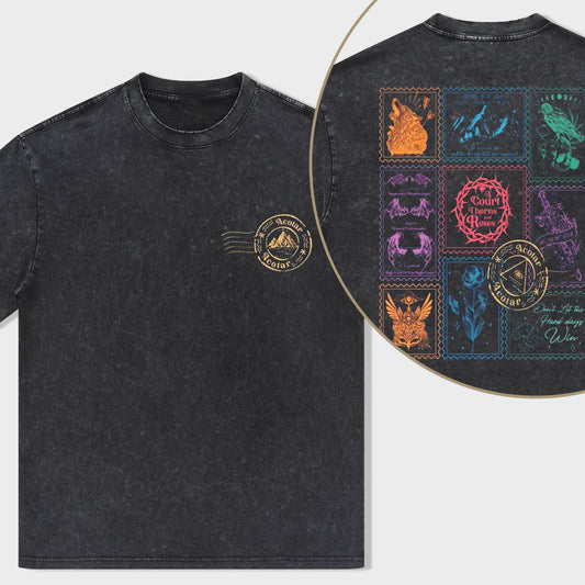 Velaris City Of Starlight Postage Stamp Shirt - heygraff