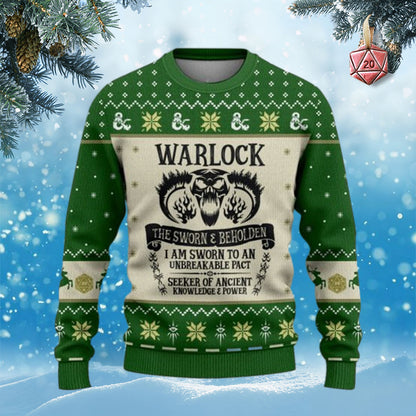 DND CLASSES WARLOCK-2 SWEATER