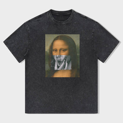 Mona Lisa Art Print Graphic T-Shirt