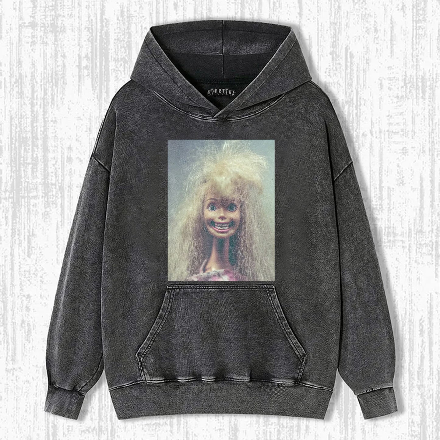 BARBIE GIRL WITH A WRY SMILE T-SHIRT