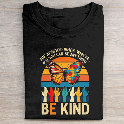 Be Kind Vintage Butterfly T-Shirt