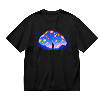 Starry Night Sky Graphic T-Shirt