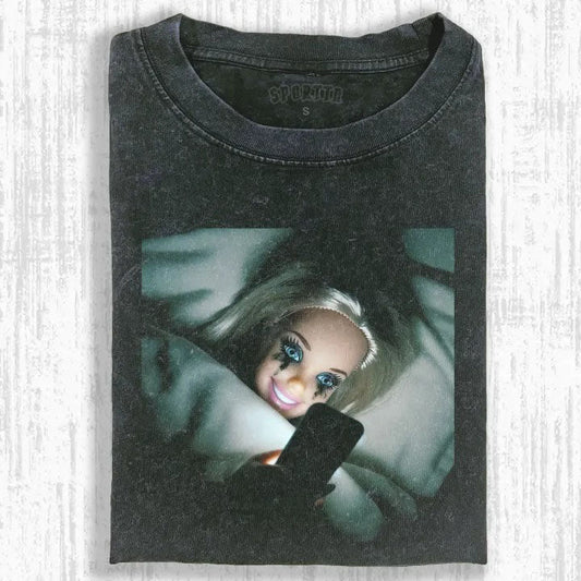 BLACK BARBIEGIRL MEME T-SHIRT