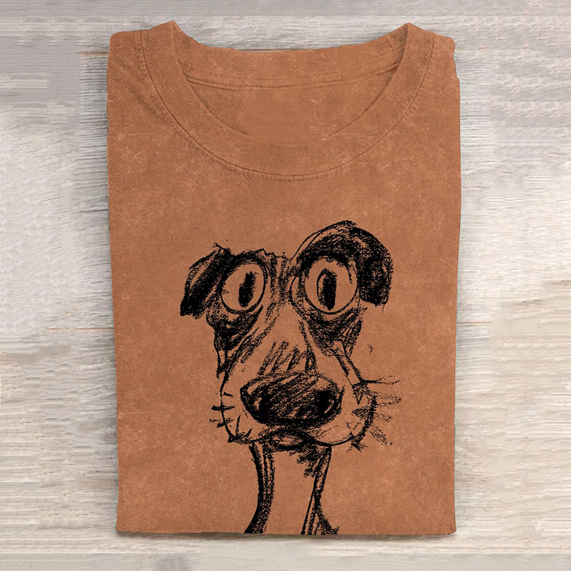 The Cute Dog Vintage T-shirt