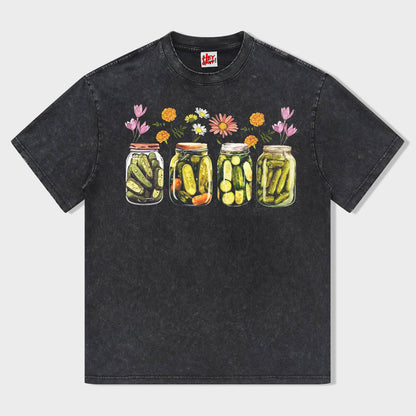Vintage Canned Pickles T-shirt - heygraff