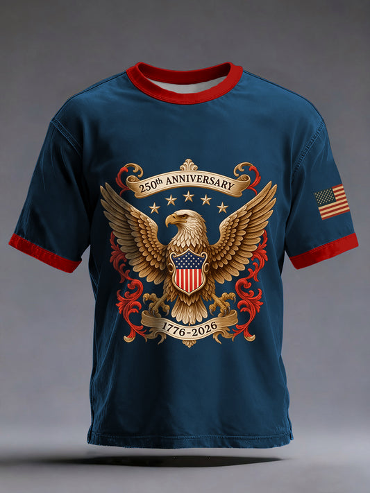 250th Anniversary Print T-Shirt For Men