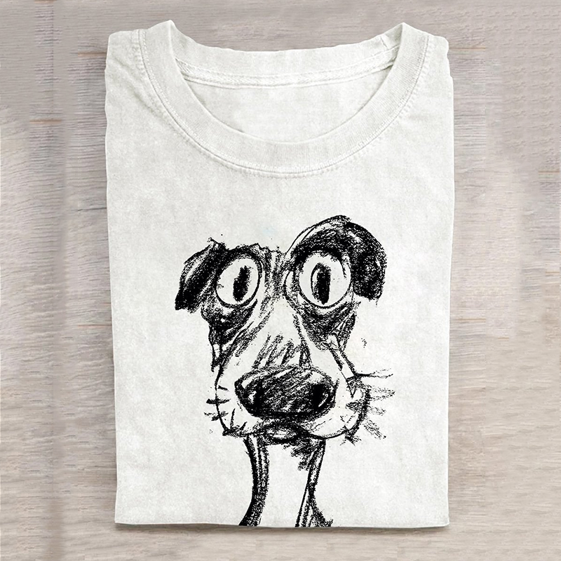 The Cute Dog Vintage T-shirt