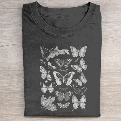 Butterfly Print Graphic T-Shirt