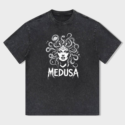 Medusa Graphic T-Shirt for Men Women Unisex Cotton Tee Medusa Design Shirts