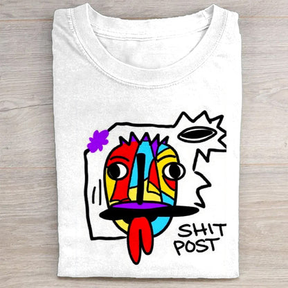 Colorful Abstract Art Graphic T-Shirt