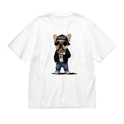 Stylish Dog Graphic T-Shirt