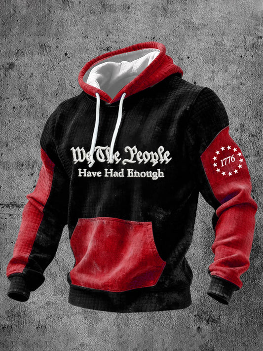 250th Anniversary Print Casual Hoodie For Men
