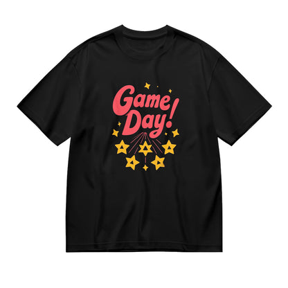 Game Day! Star Graphic Black T-Shirt