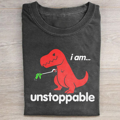 T Rex Unstoppable Funny T-shirt