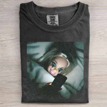 BLACK BARBIEGIRL MEME T-SHIRT