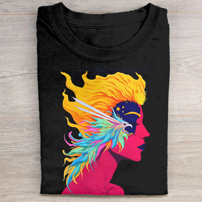 Colorful Graphic Design T-Shirt