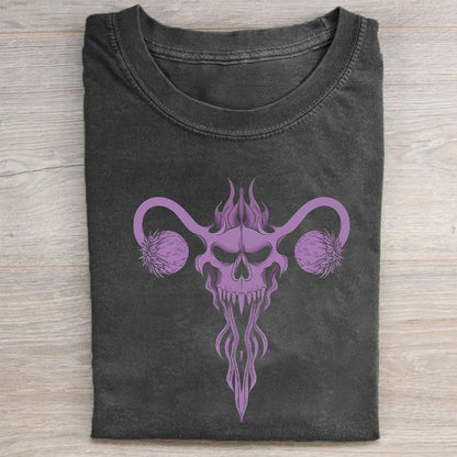 Skull Design Graphic Tee for Men Women Unisex Casual Short Sleeve T-Shirt