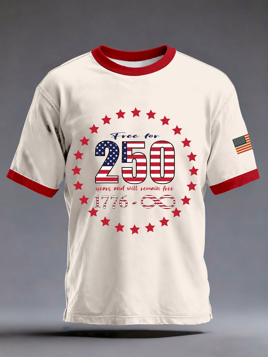 Heygraff™ 250 Years America T-Shirts For Men | Spirit of 1776