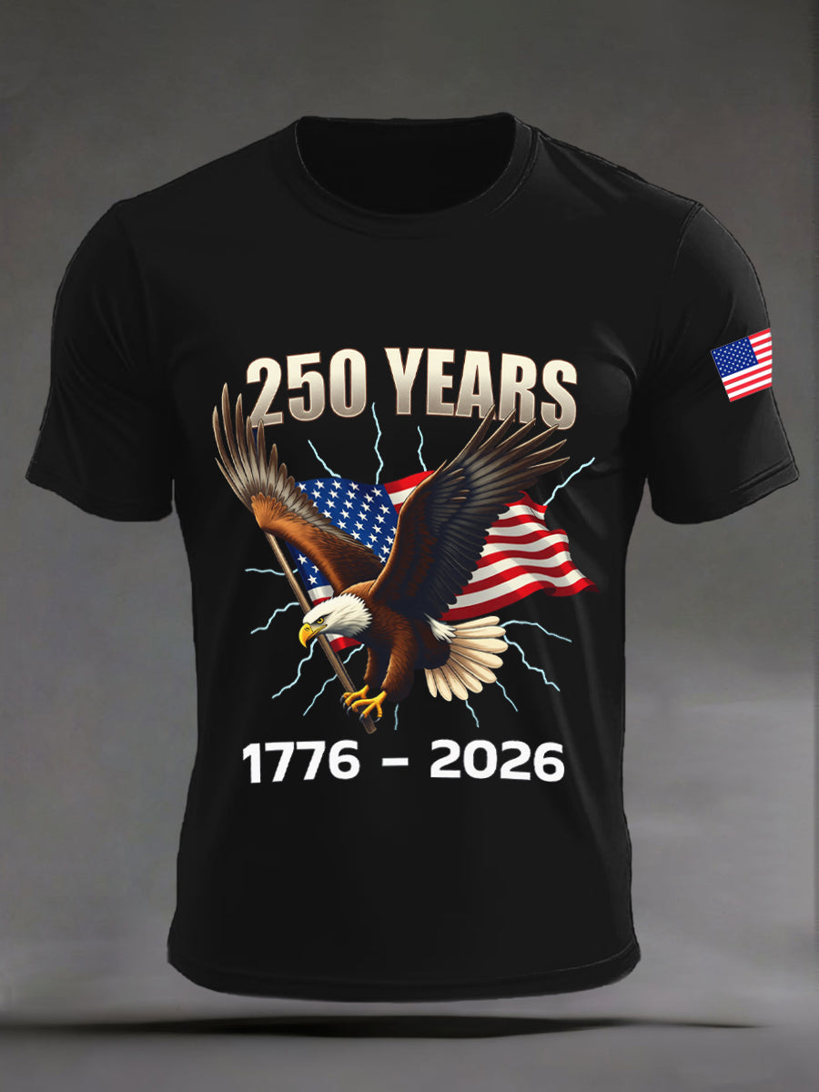 250th Anniversary Print T-Shirt For Men
